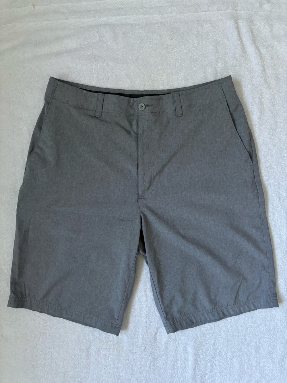 Jack Nicklaus Flat Front Golf Casual Shorts Gray Size 34 | 10” Inseam